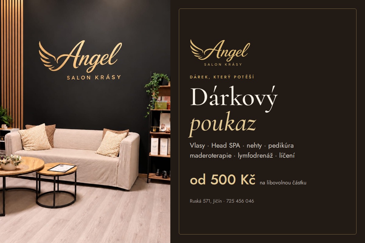Dárkový poukaz do Angel salonu krásy
