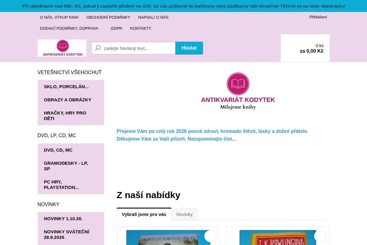 Antikvariát Kodytek