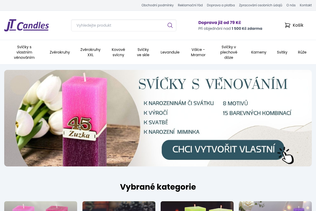 Jtcandles.cz
