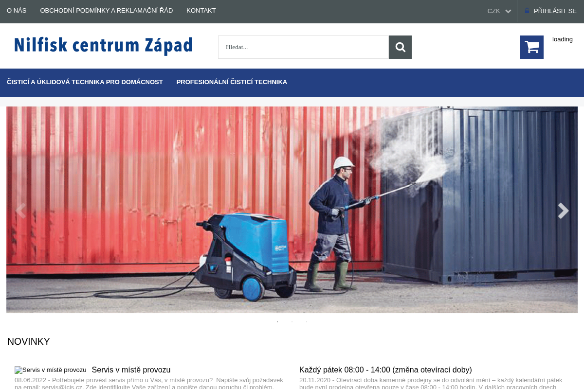 Nilfisk centrum Západ
