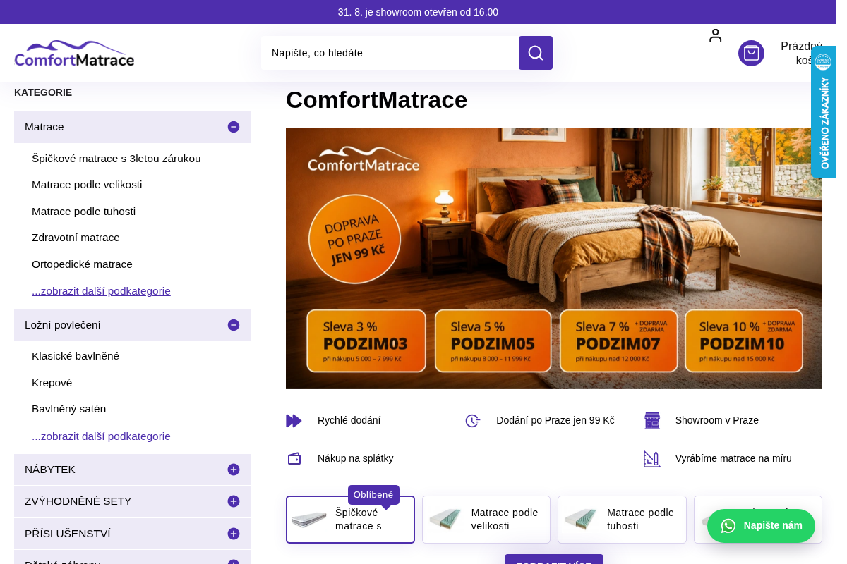 Comfortmatrace.cz