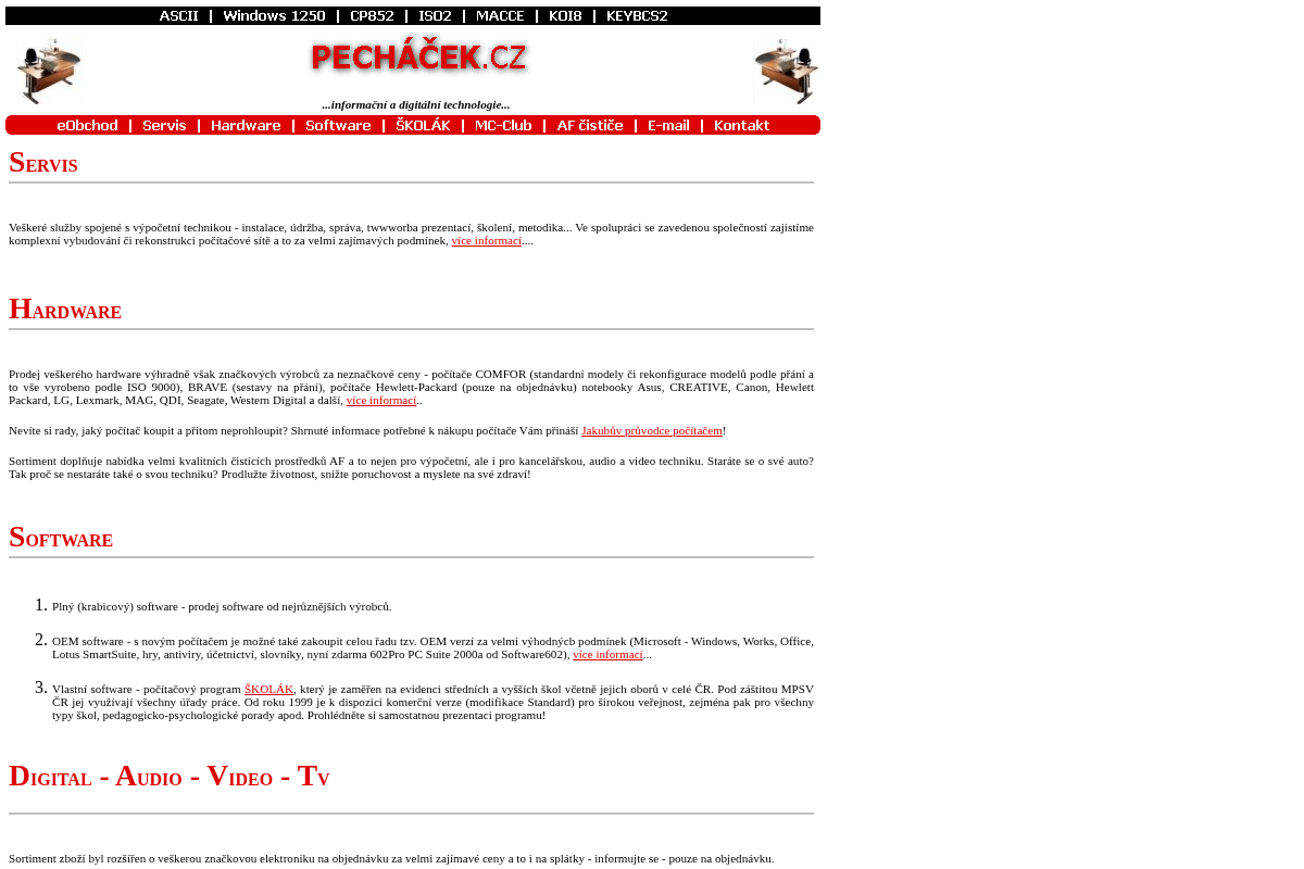 Tvorba webů Jakub Pecháček