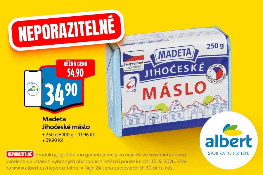 Madeta Jihočeské máslo