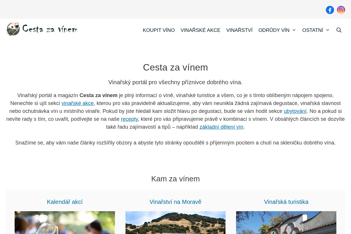 CestaZaVinem.cz