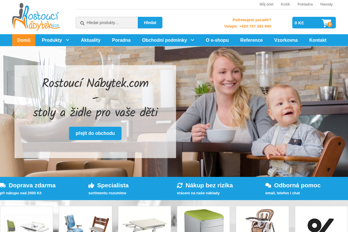 Rostoucí Nábytek.com