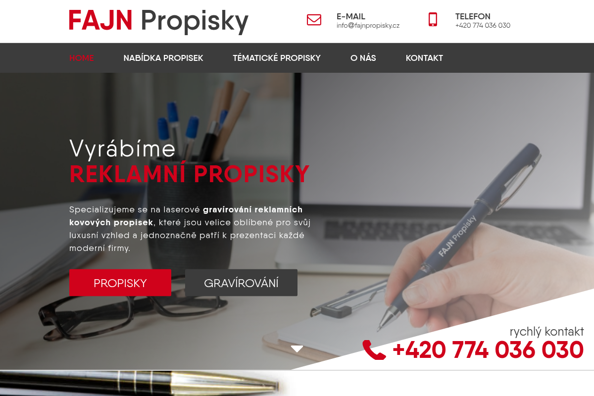 FAJN Propisky
