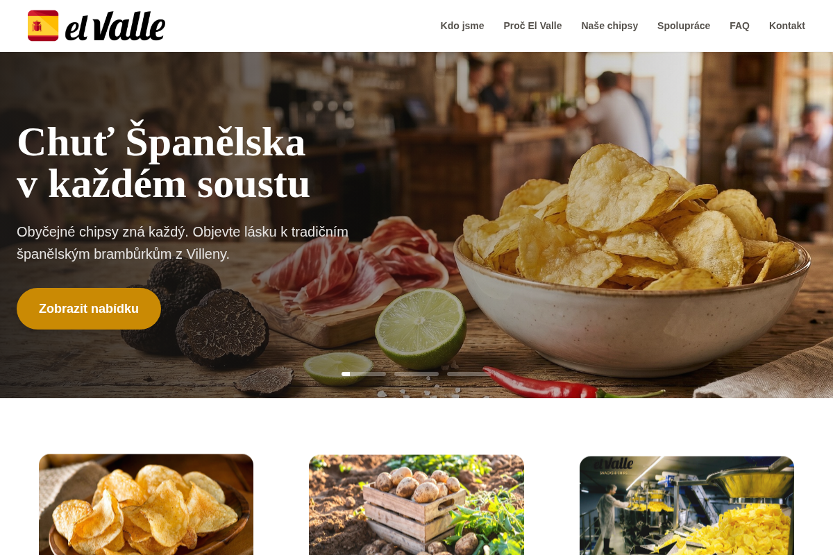 el Valle španělské chipsy