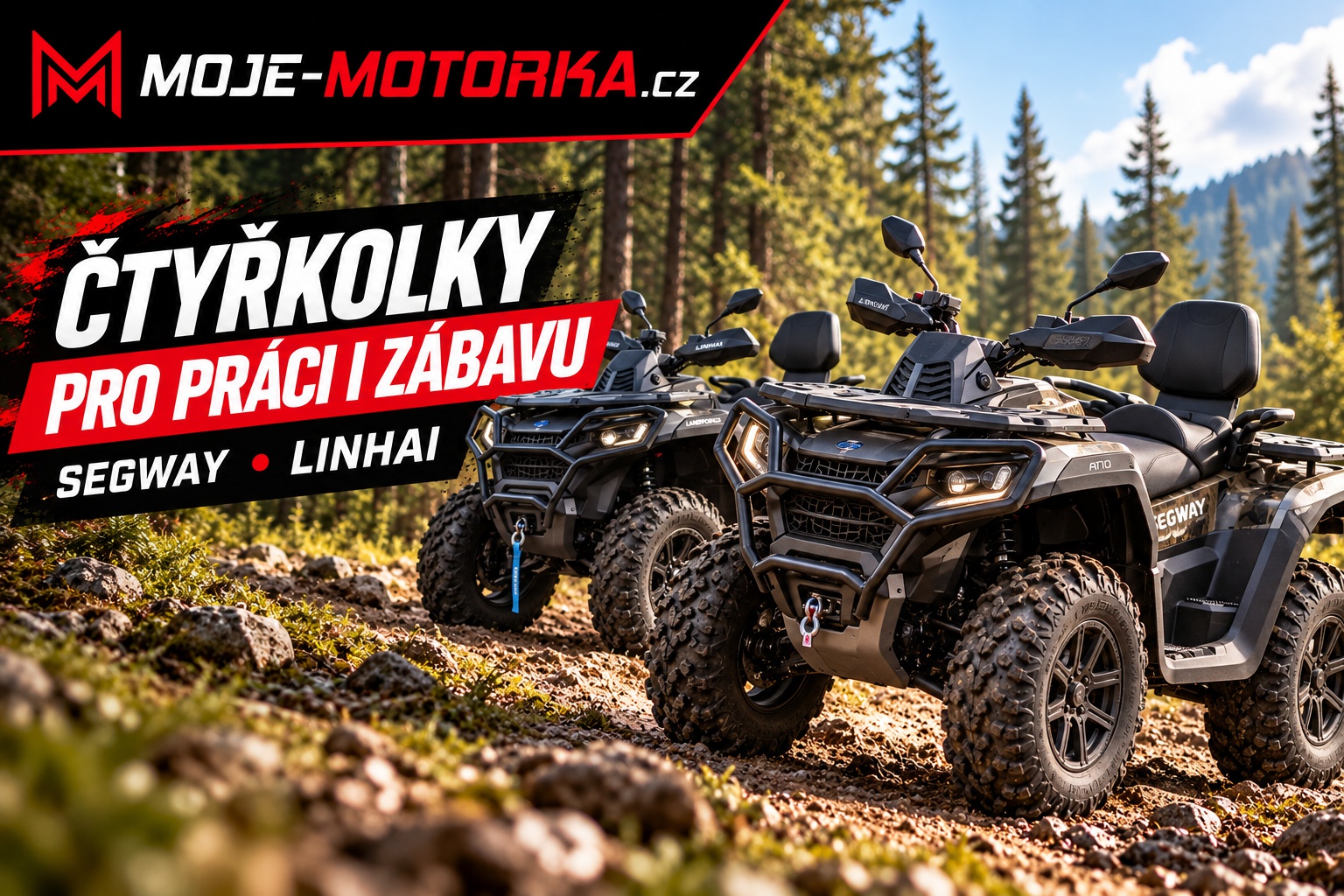 Čtyřkolky pro práci i zábavu