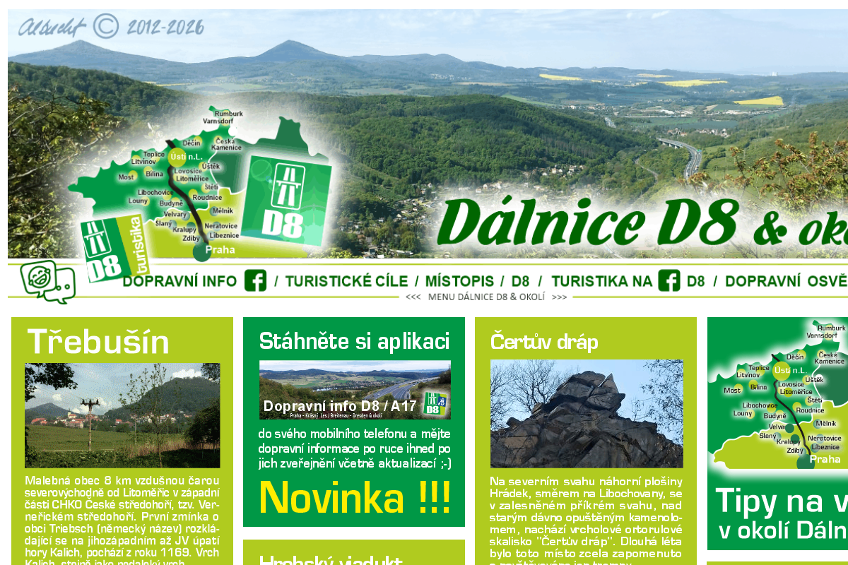 Dálnice D8 & okolí / Ing. Miroslava Polakovičová