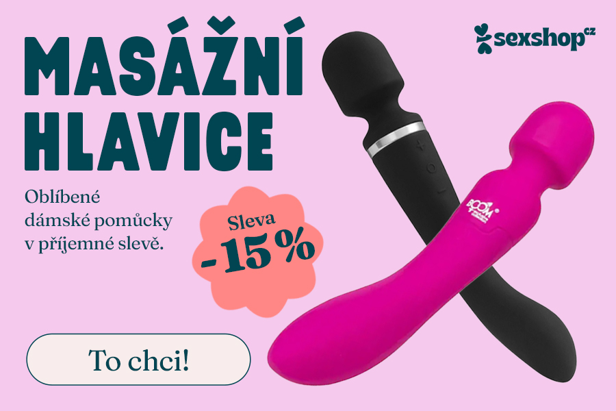 Sleva 15 % na celou kategorii MASÁŽNÍ HLAVICE