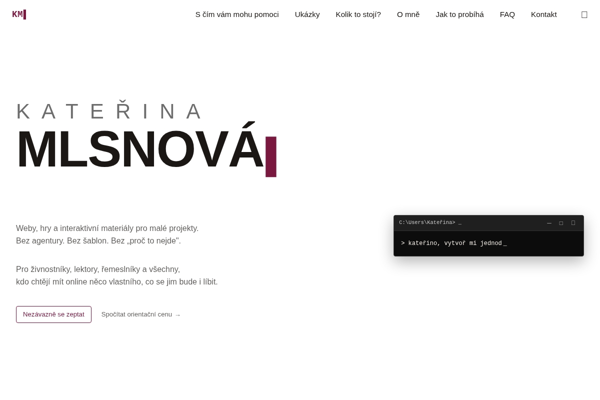Kateřina Mlsnová