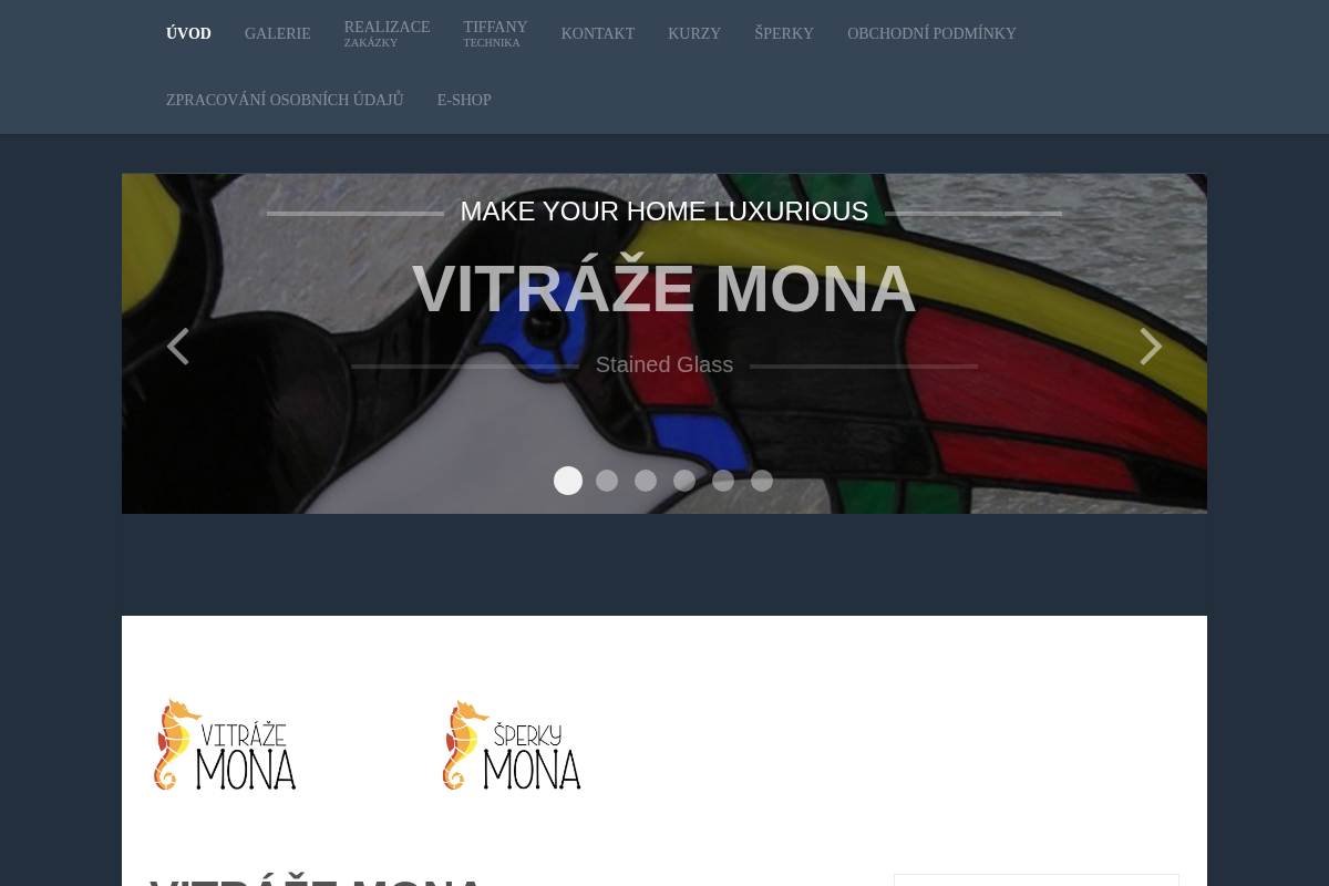Vitráže MONA