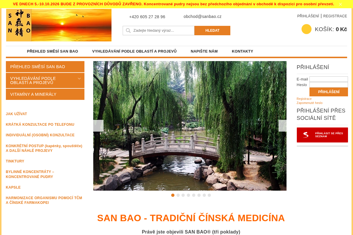 SAN BAO s.r.o. - Tradiční čínská medicína