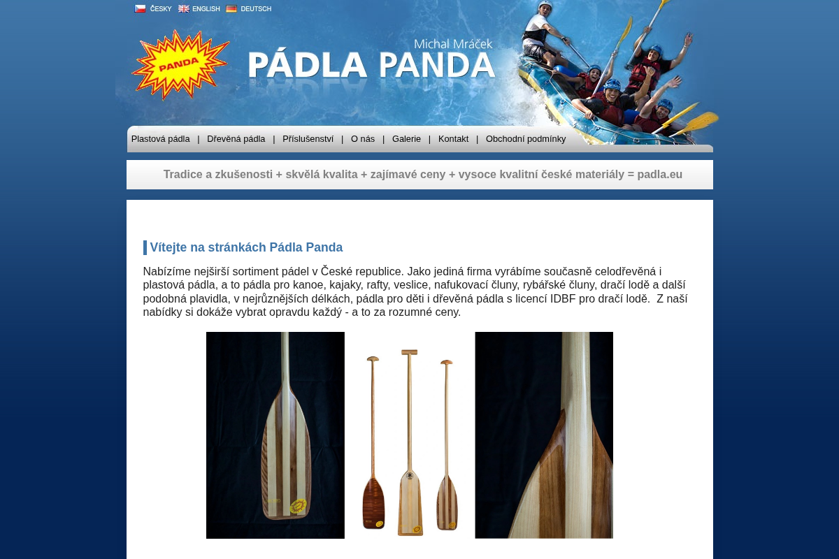 Pádla Panda