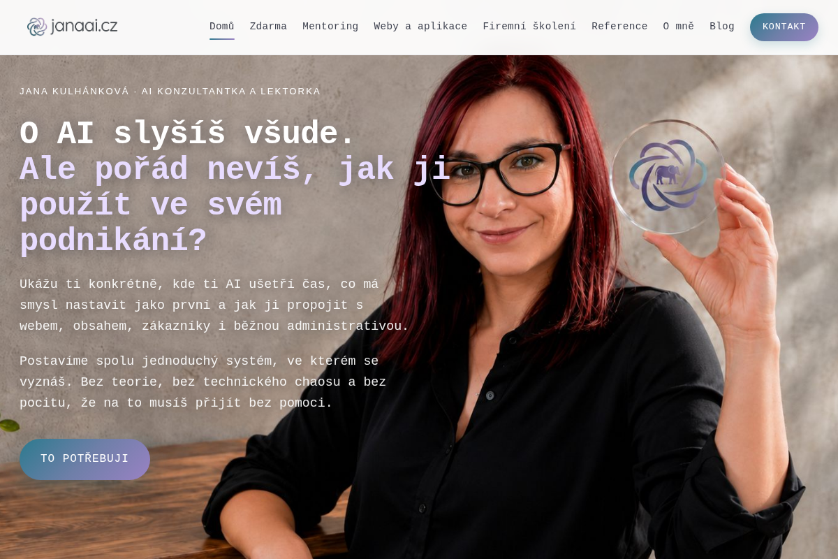 Jana Kulhánková - JanaAI.cz