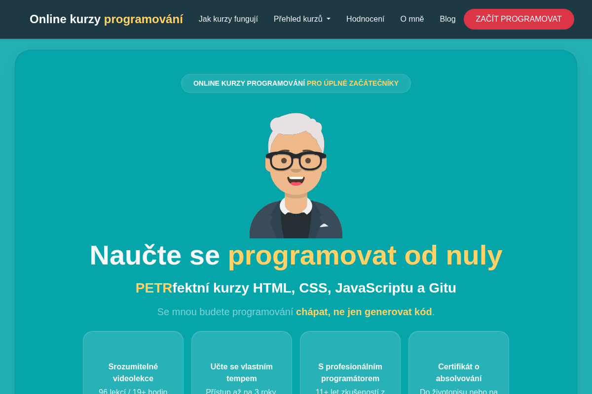 Online kurzy programování