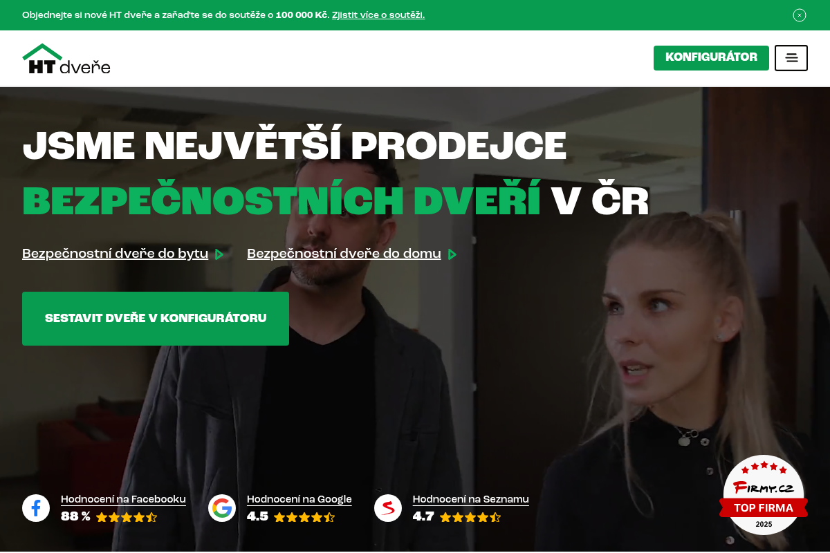 HT dveře – Bezpečnostní dveře