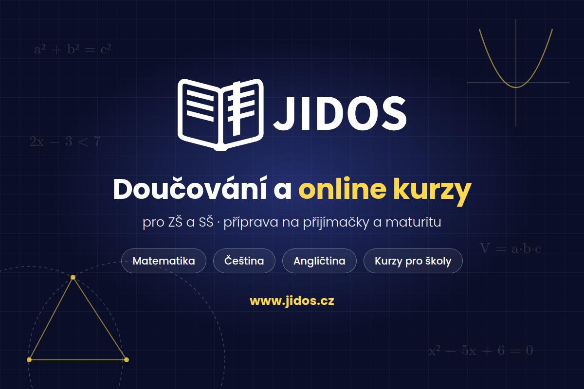 JIDOS – doučování a online kurzy