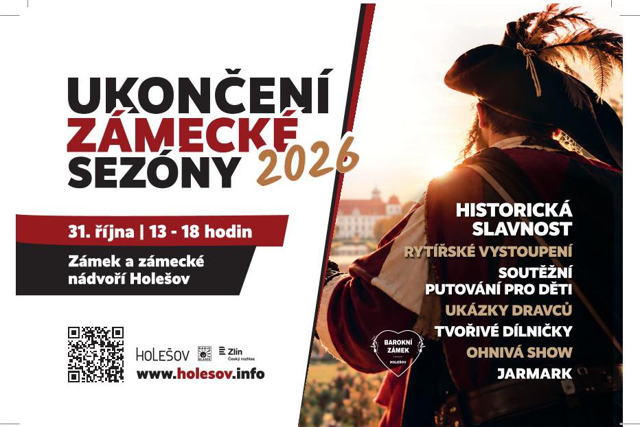 UKONČENÍ ZÁMECKÉ SEZÓNY 2026 V HOLEŠOVĚ