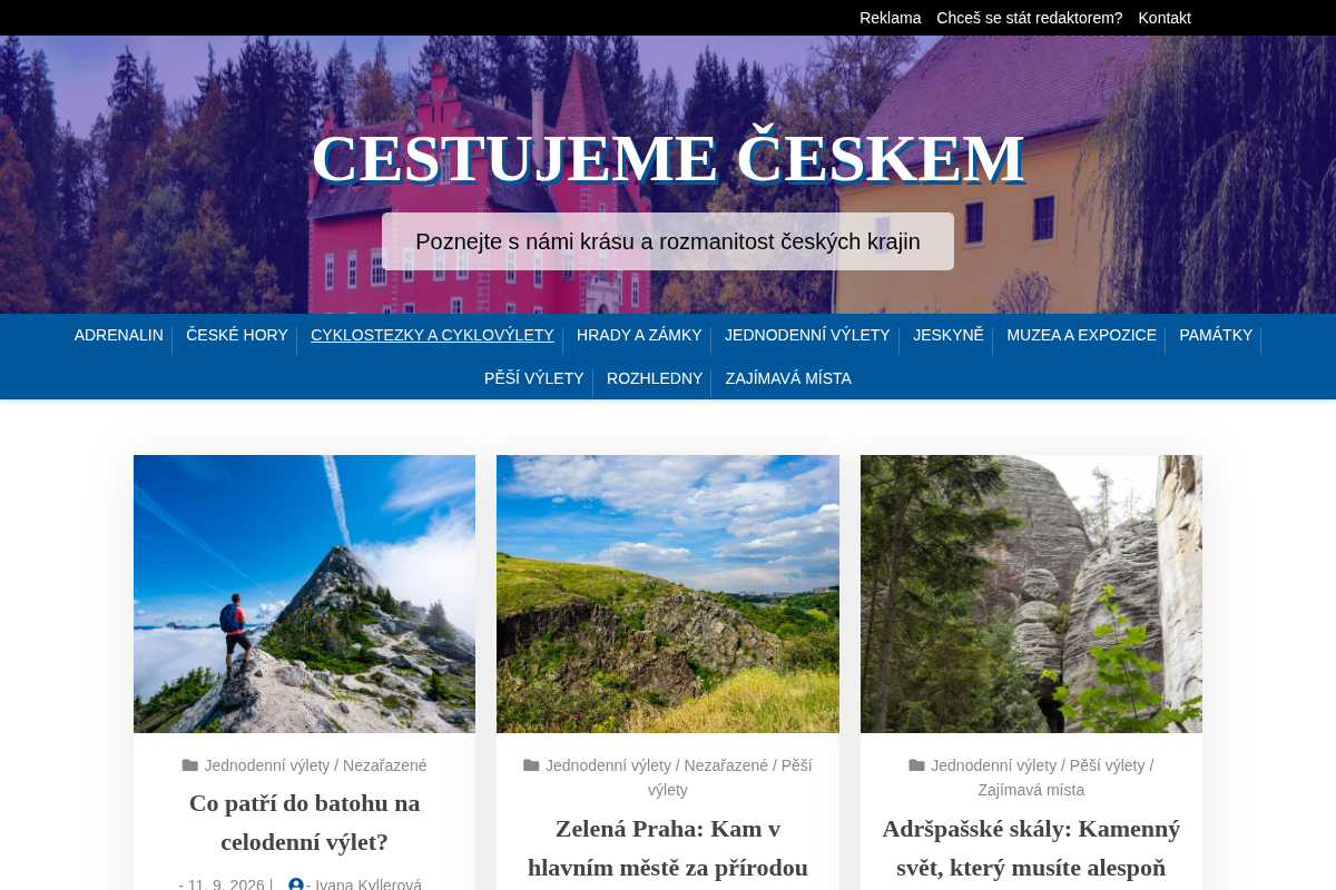 Cestujeme českem