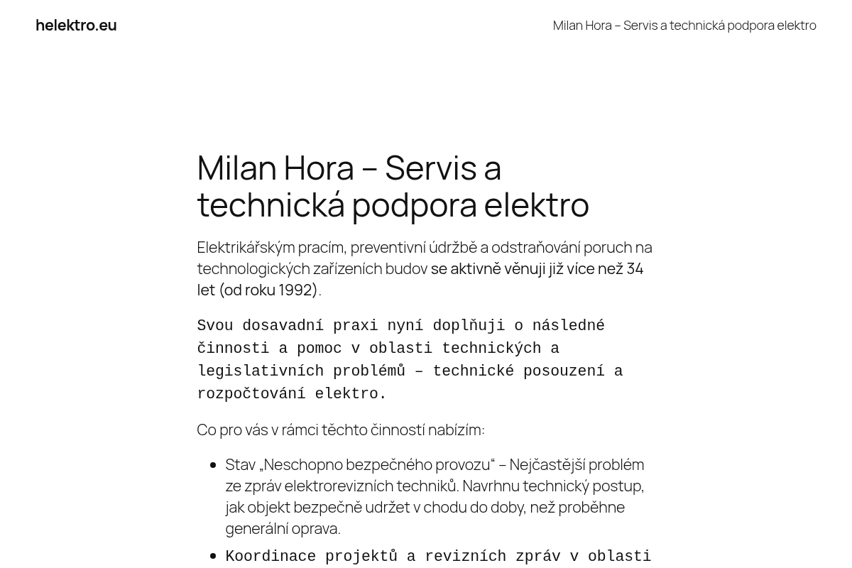 Helektro.eu