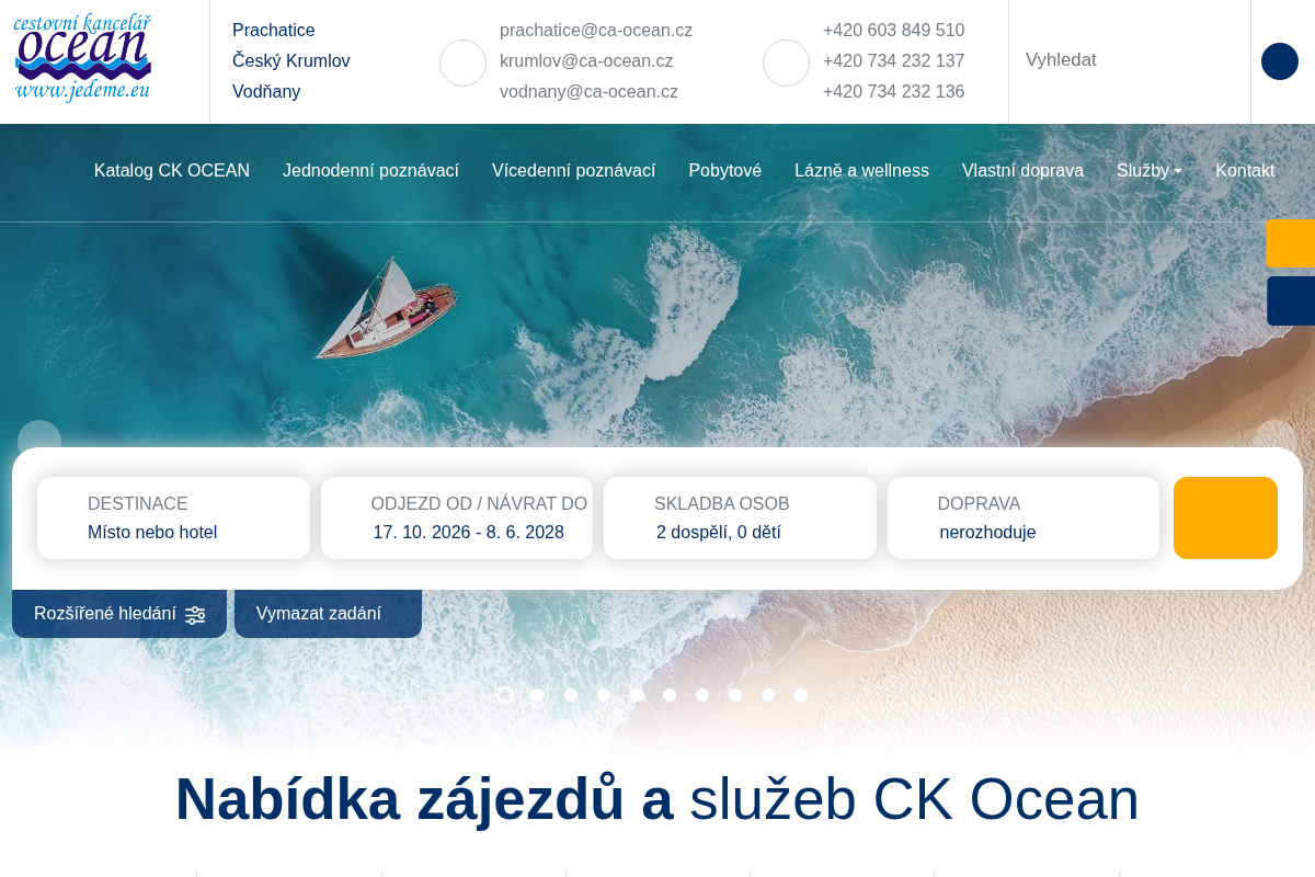 Cestovní kancelář OCEAN