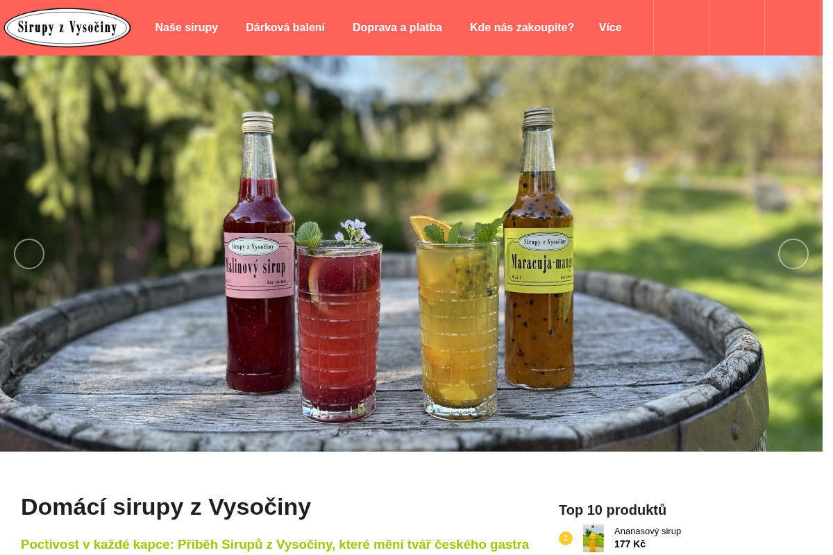 Sirupyzvysociny.cz