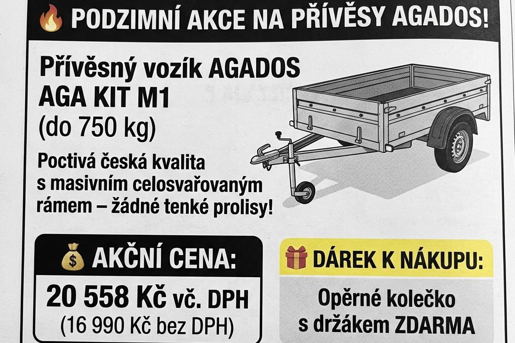 PODZIMNÍ AKCE NA PŘÍVĚSY AGADOS!