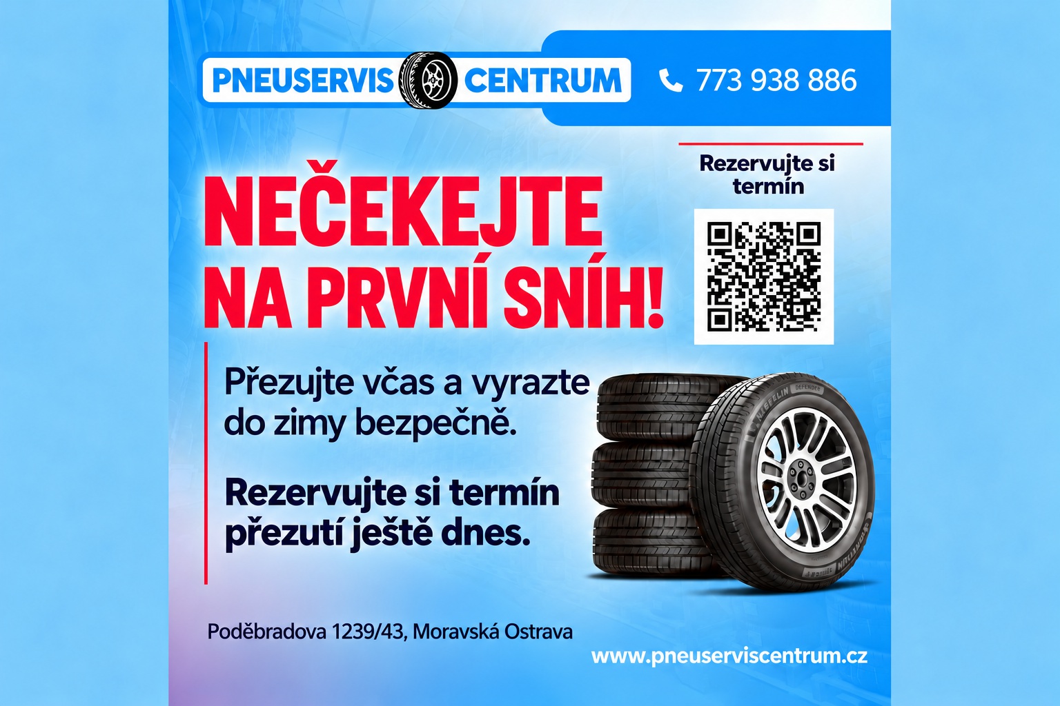 Nečekejte na první sníh – přezujte včas!
