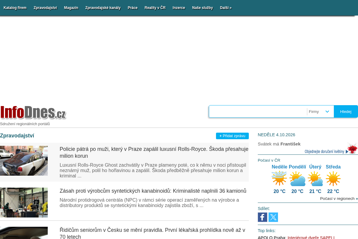InfoDnes.cz - Sdružení regionálních portálů