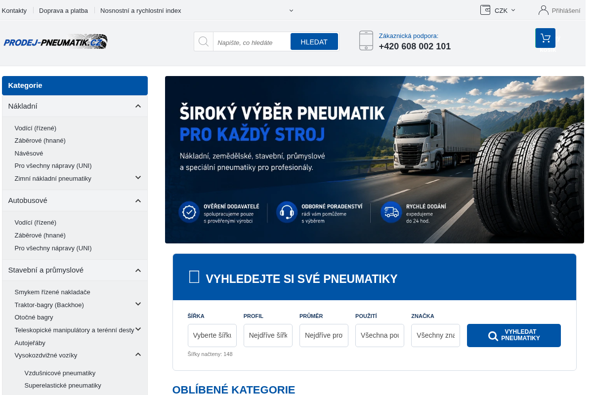 prodej-pneumatik.cz