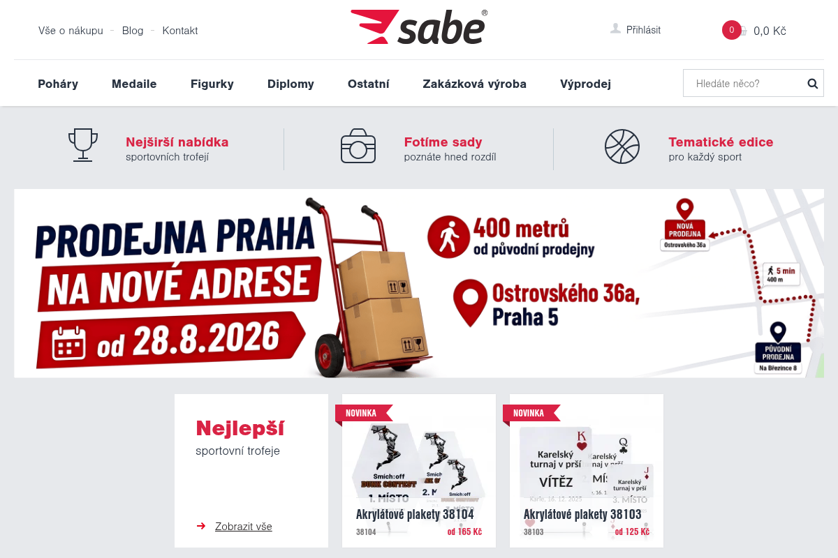 Poháry SABE