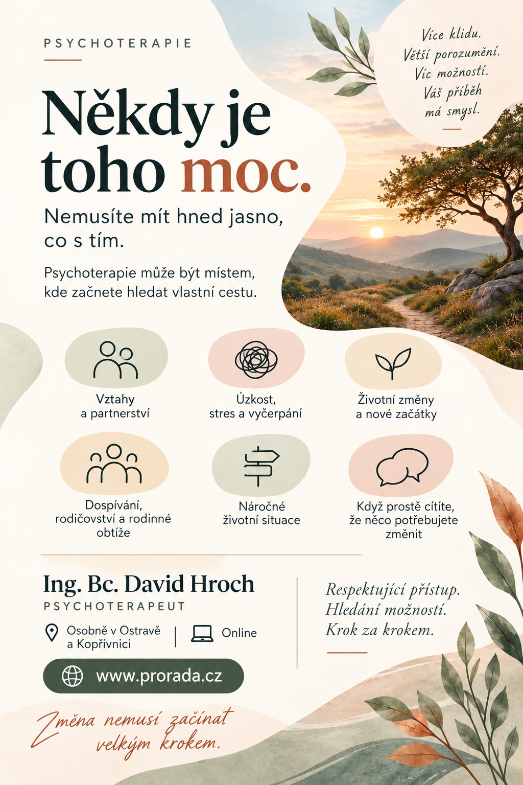 Ing. Bc. David Hroch - psychoterapie/koučování foto 1