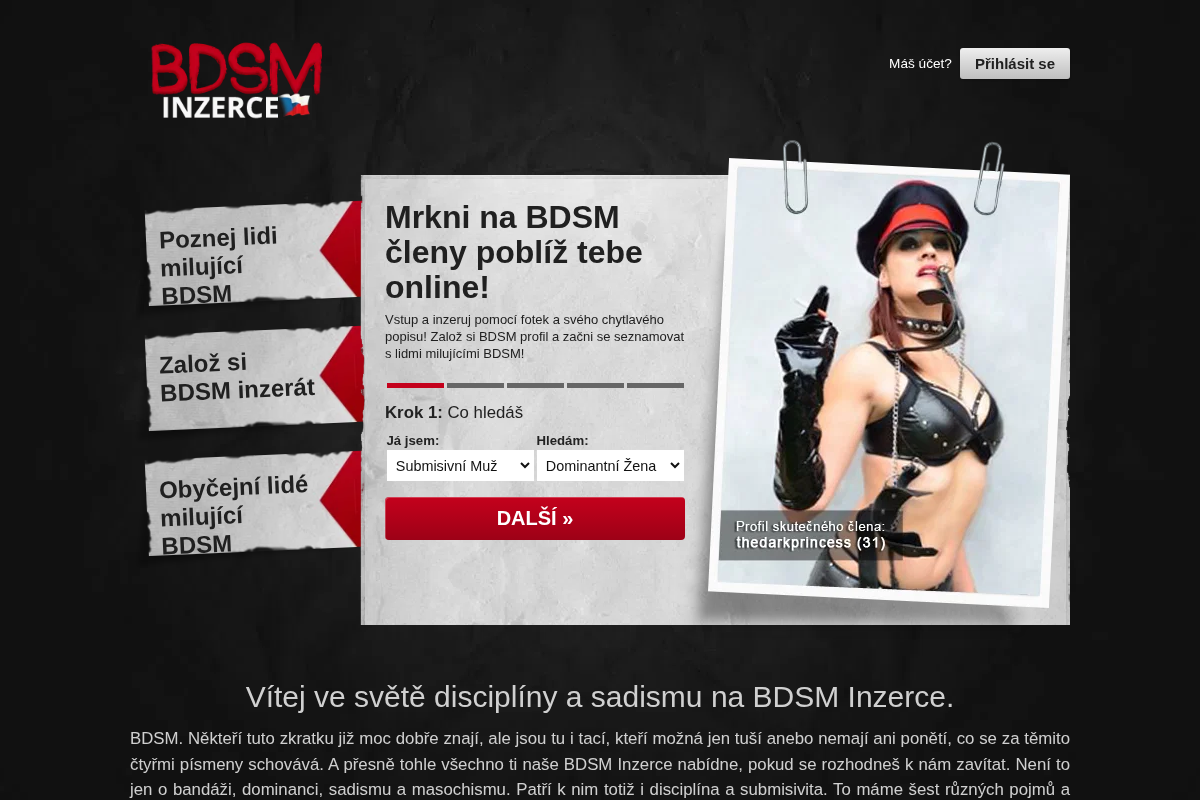 Bdsminzerce.cz