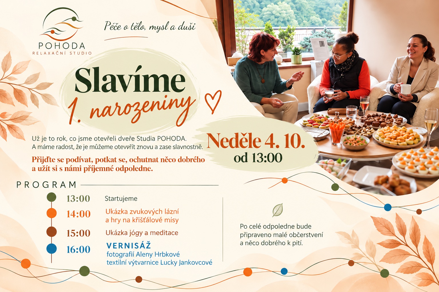 Studio POHODA slaví 1. narozeniny