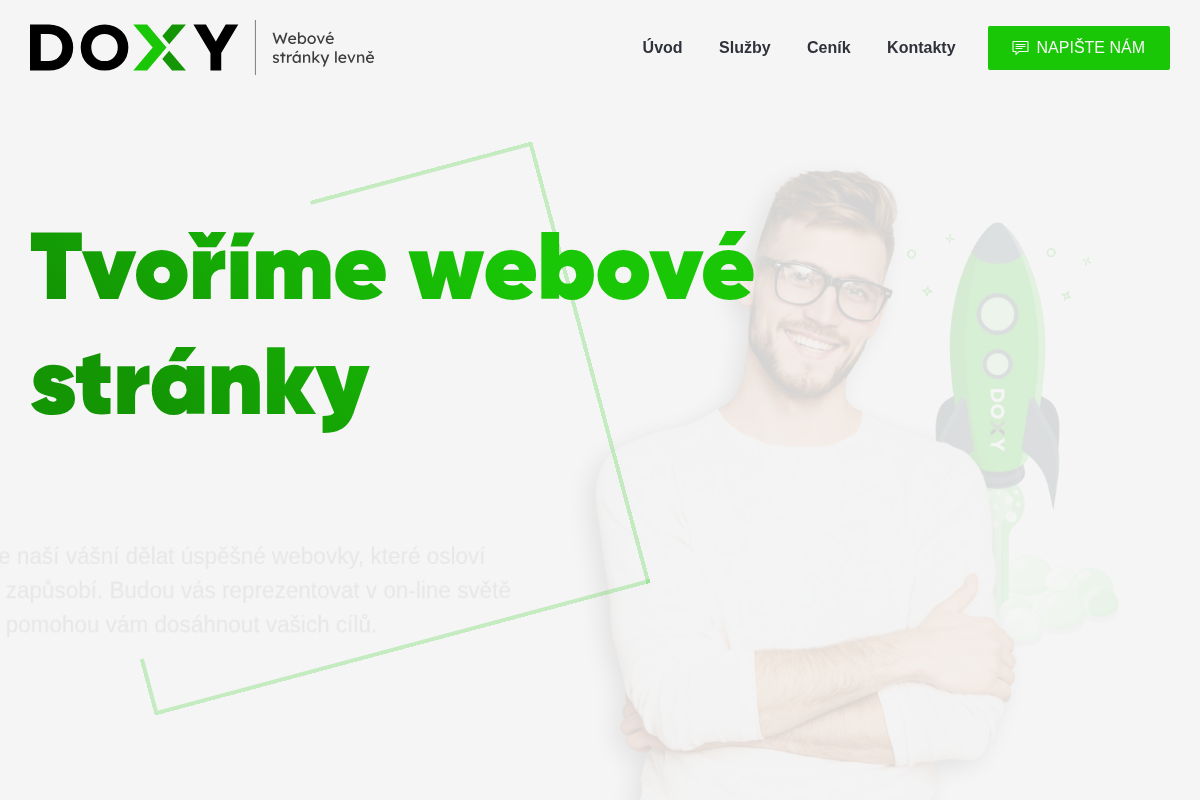 DOXY - Webové stránky levně