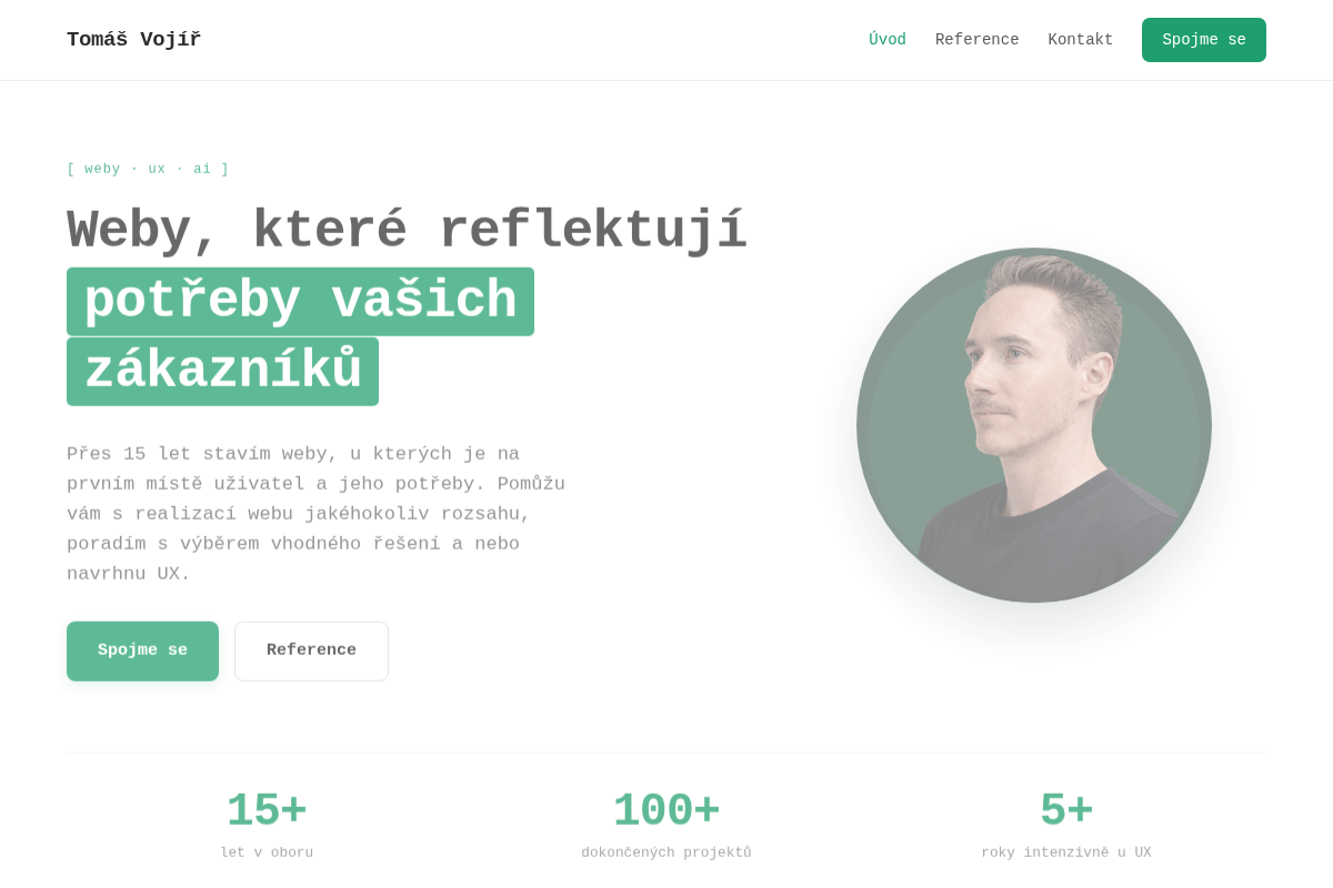 Tomáš Vojíř - webdesign