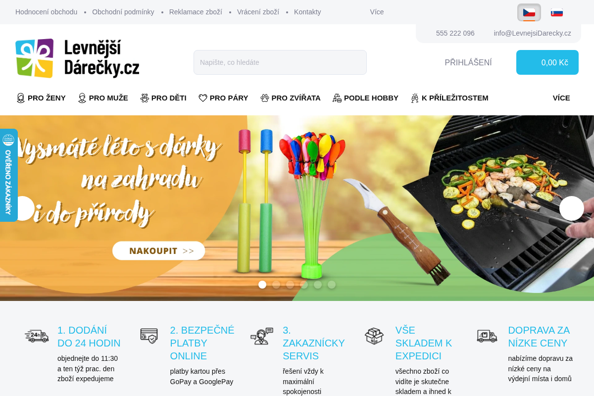 LevnejsiDarecky.cz