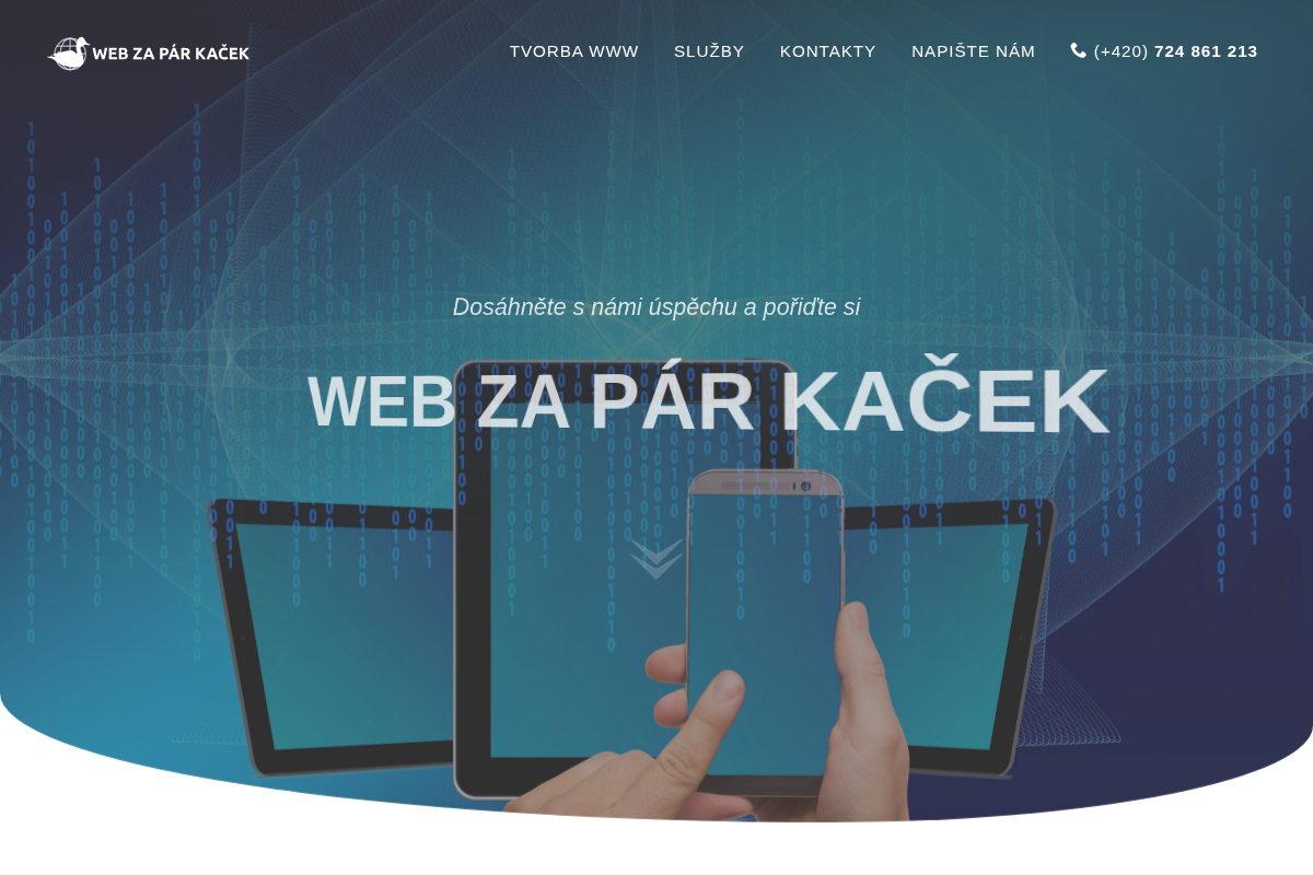 Web za pár kaček