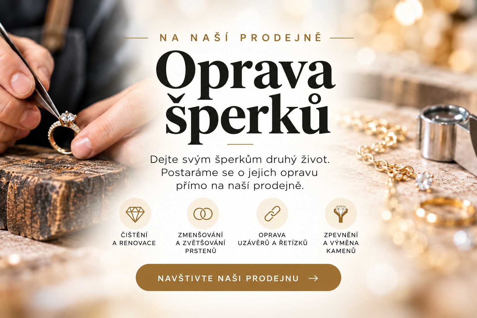 Opravy a renovace Vašich šperků