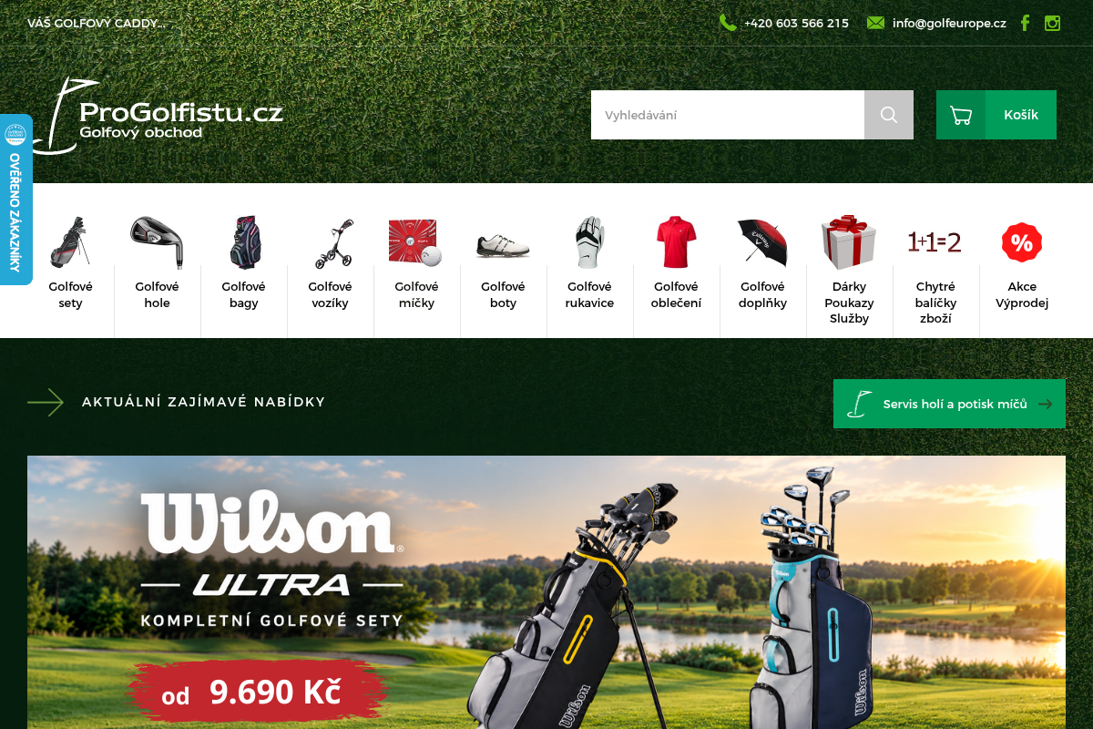 Golf Europe - Progolfistu.cz