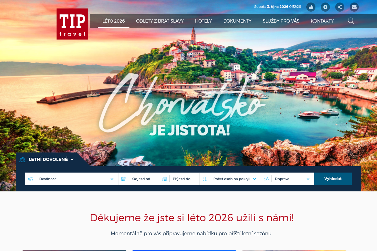 Cestovní kancelář TIP travel, s.r.o.