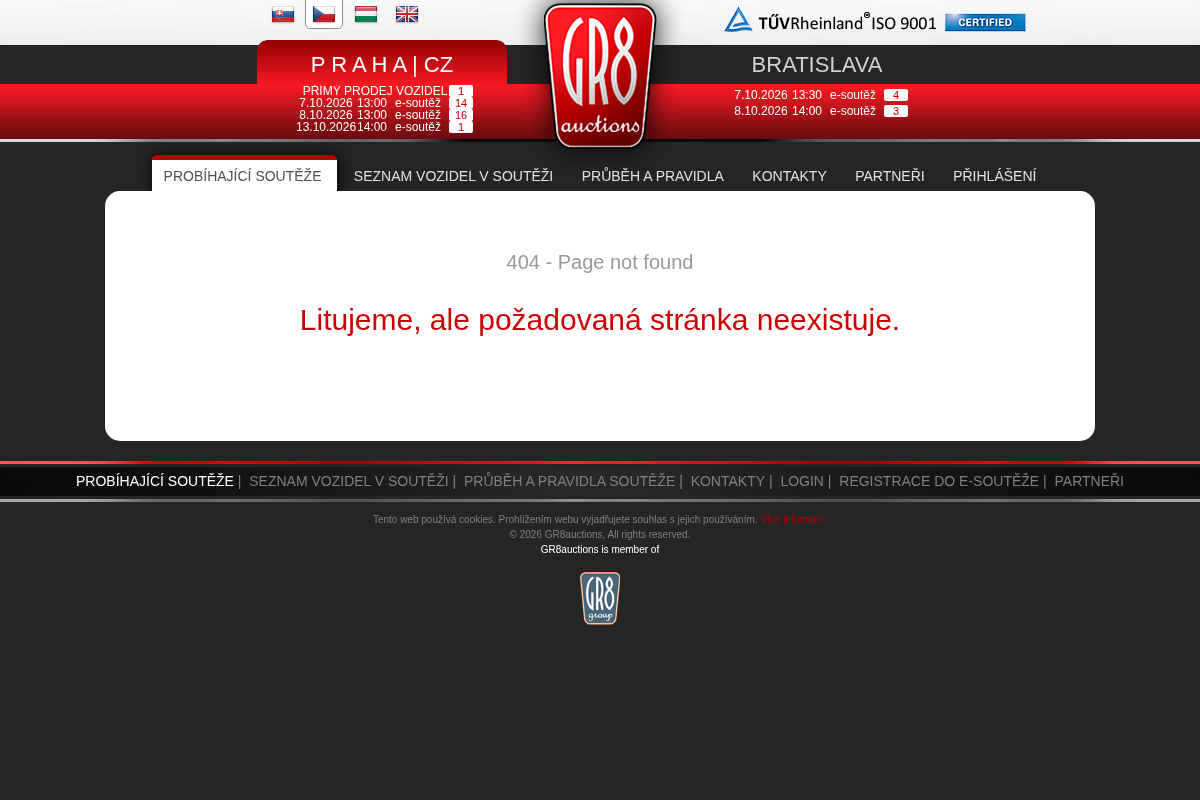 GR8 auctions s.r.o. - aukce