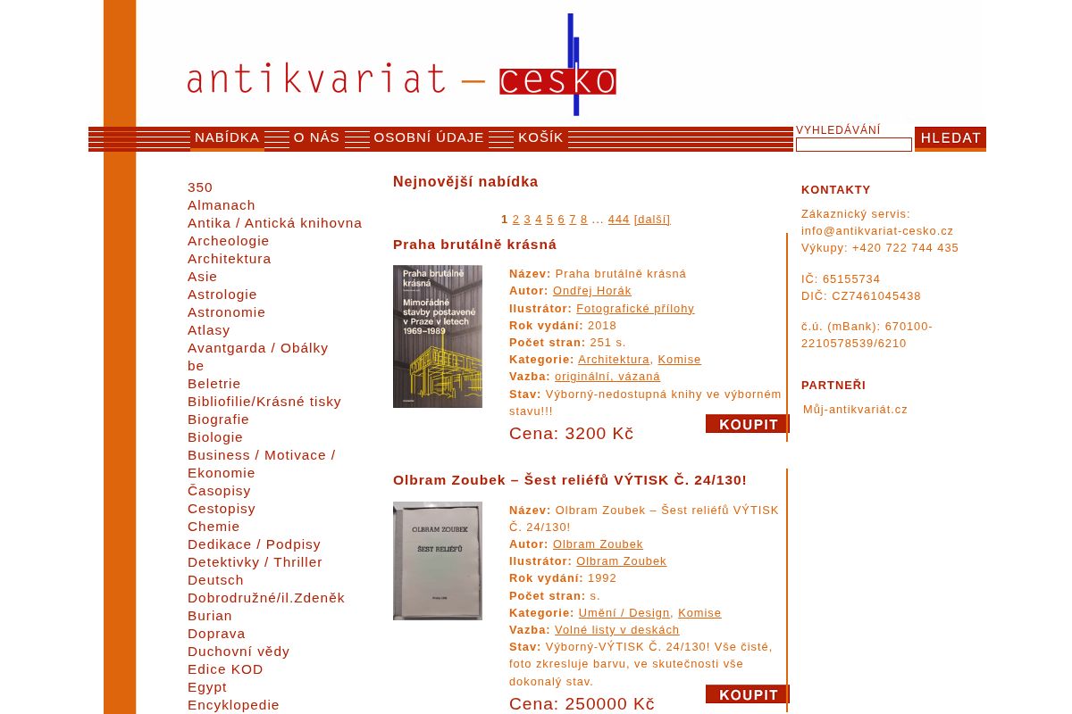 Antikvariat-cesko.cz