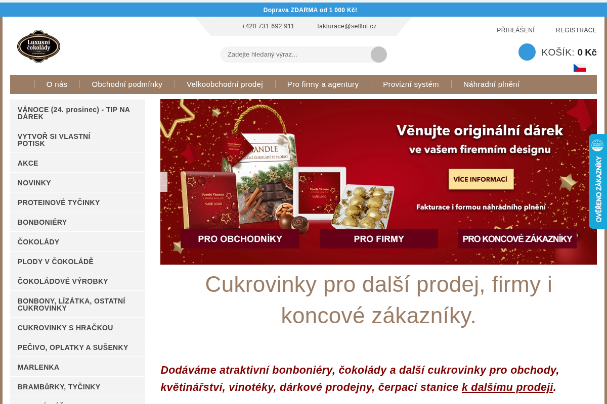 Luxusnicokolady.cz