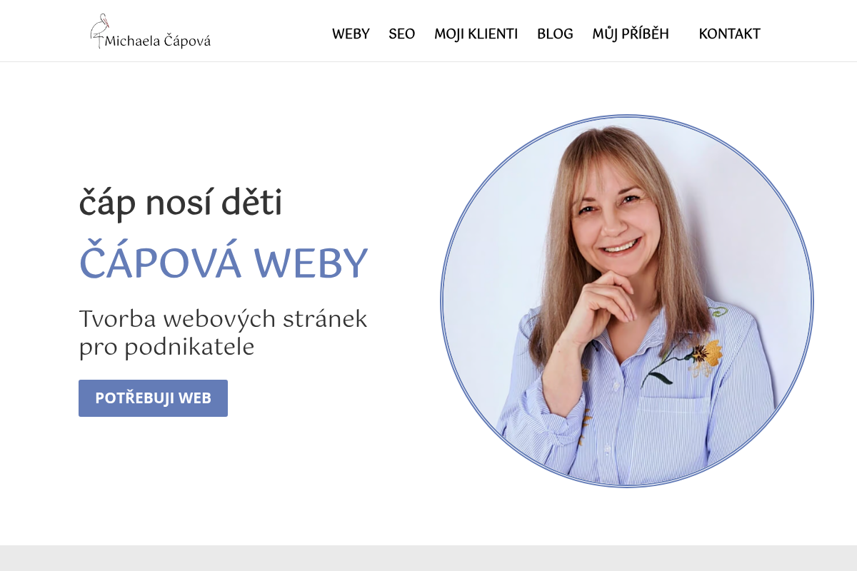 Bc. Michaela Čápová Webdesign
