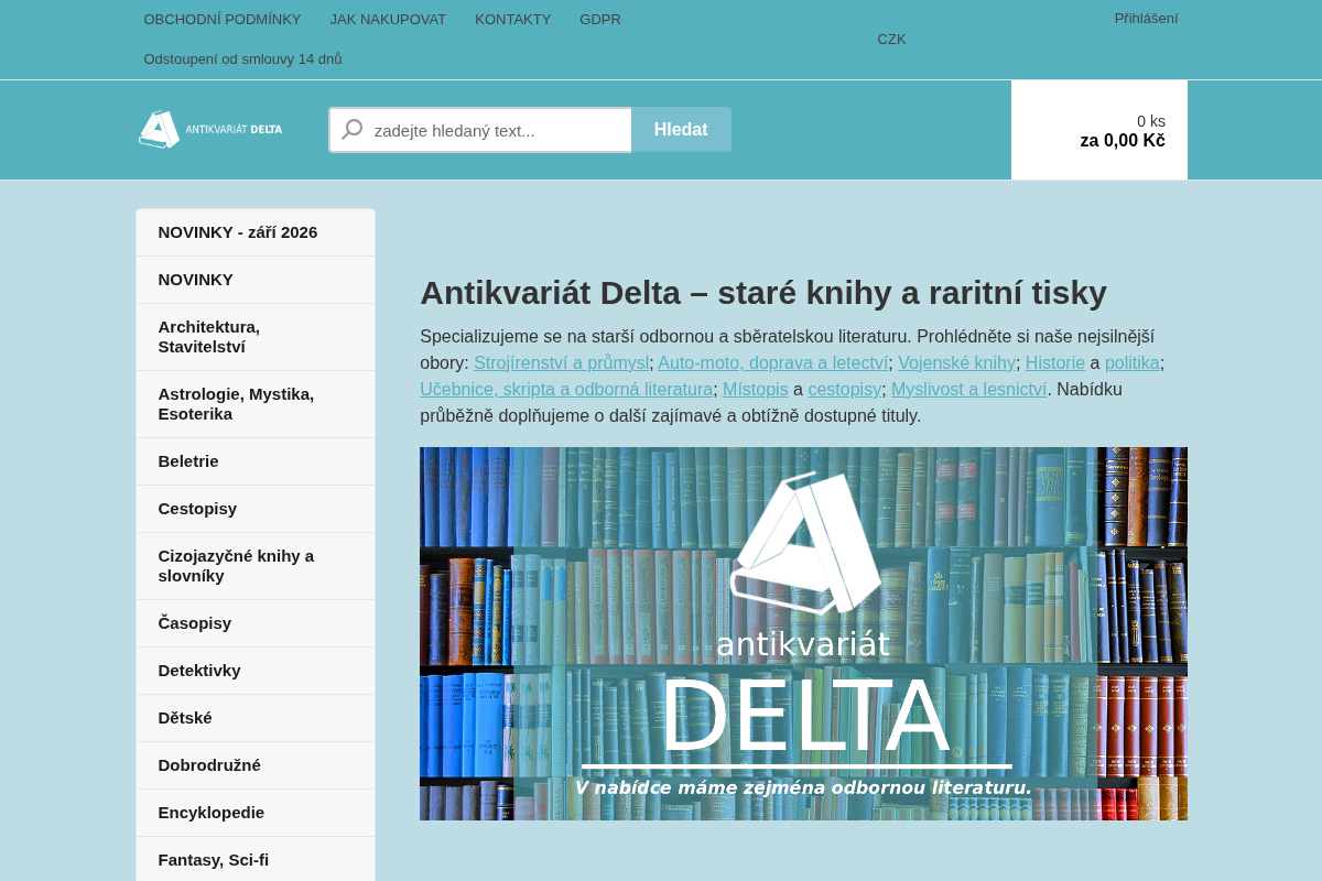 Antikvariát Delta
