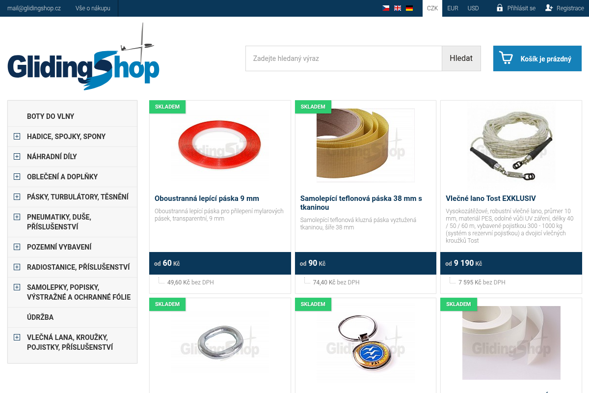 Glidingshop.cz