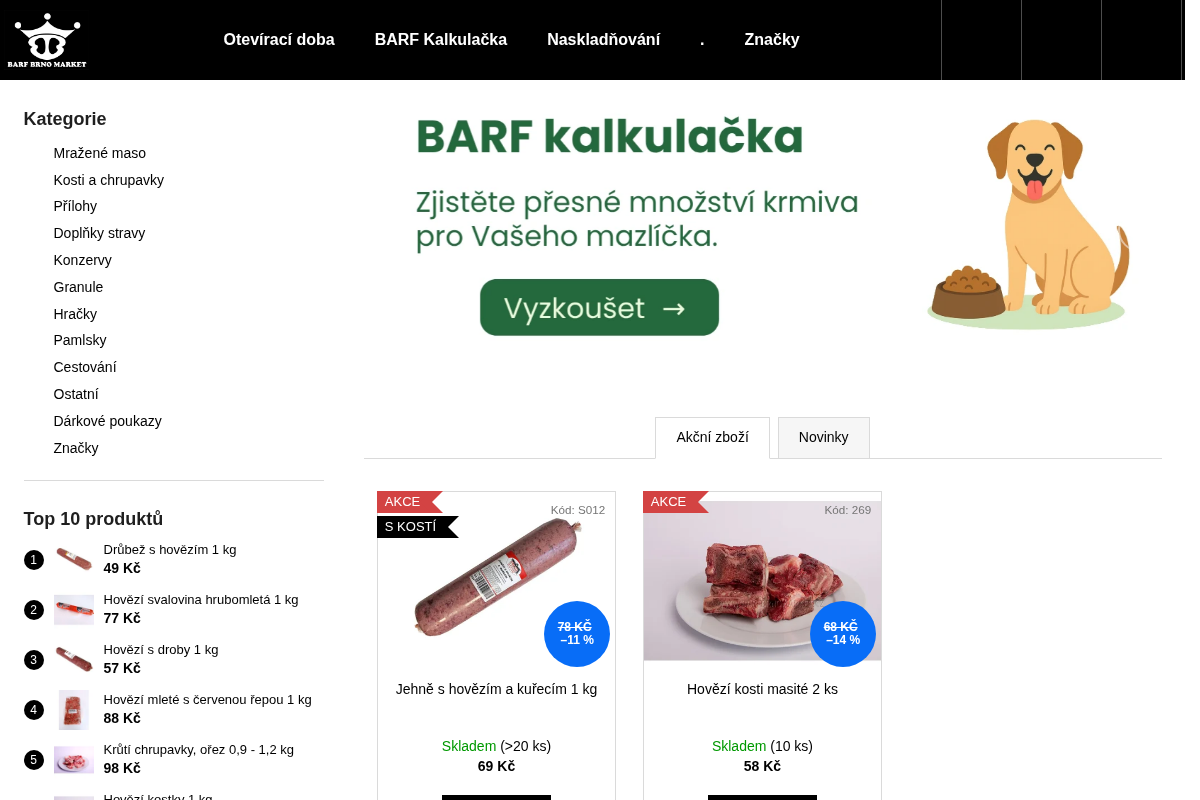 Barf Brno Market