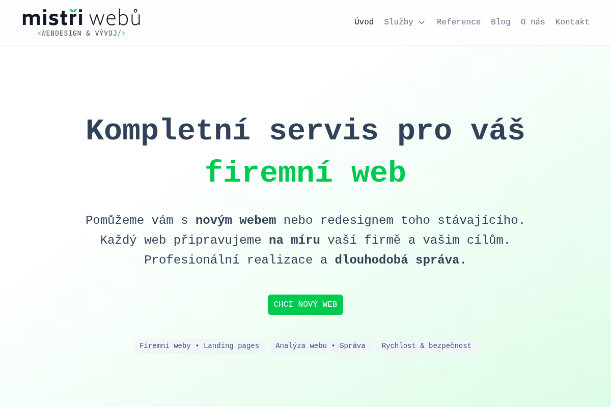 Mistři webů s.r.o.